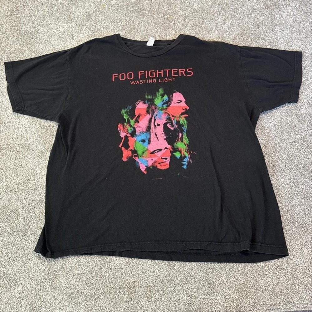 Foo Fighters 2011 Tour T-Shirt XL Black Summer Fall Concert Rock Band Tee